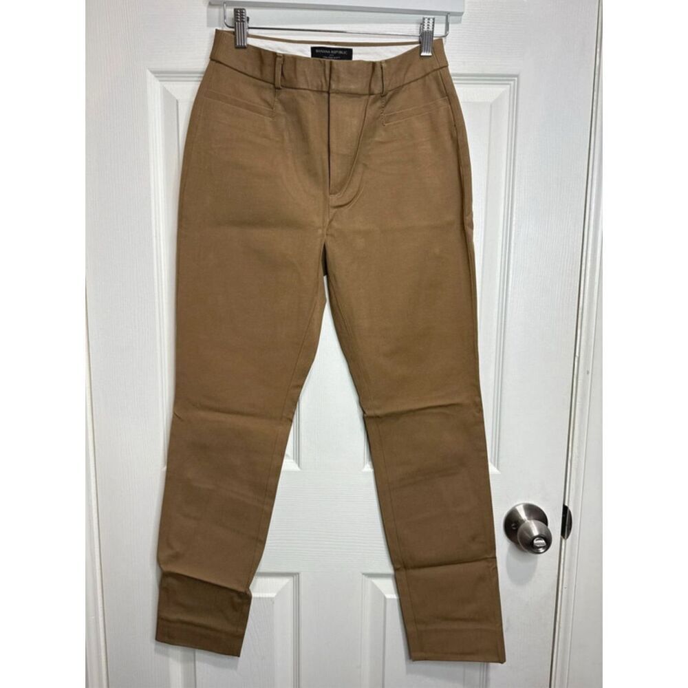 Banana Republic high rise sloan khaki pants 2P
